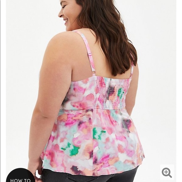 NWT torrid size 4 watercolor tank - Picture 3 of 10